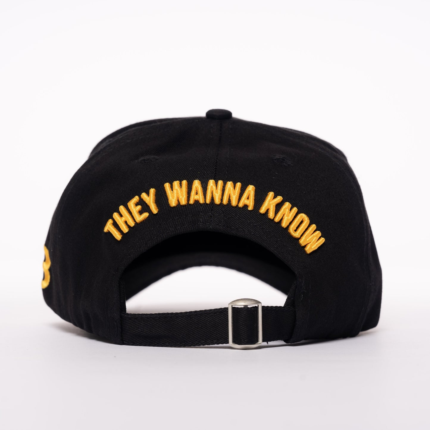 Baller SZN Black/Gold Distressed Cap