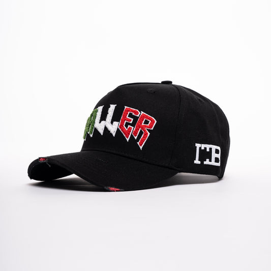 Chenille Baller Distressed Cap