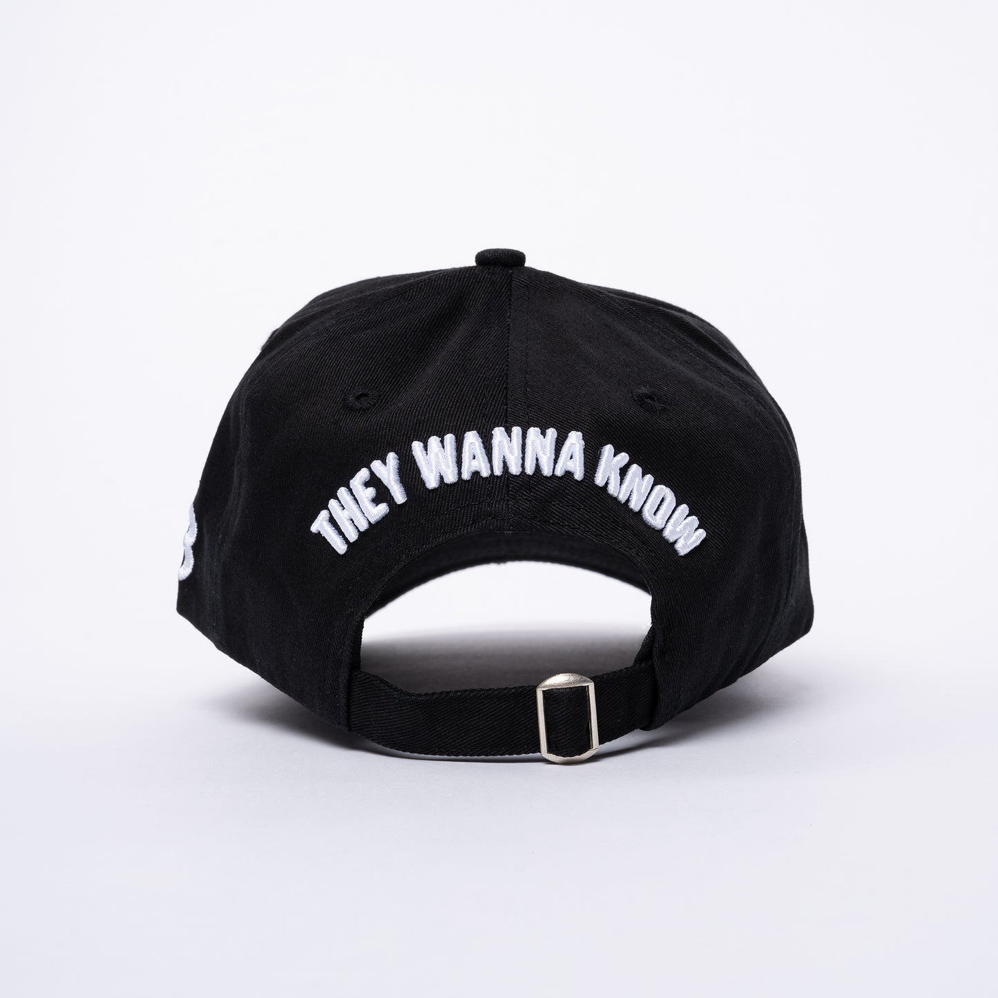 ITB Repeat Icon Distressed Cap Black & White