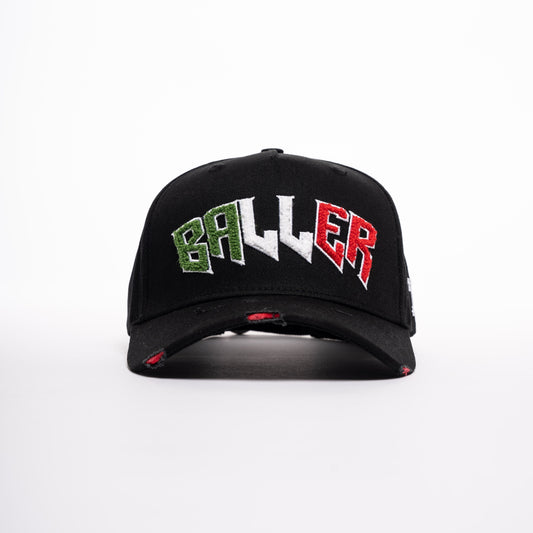 Chenille Baller Distressed Cap