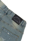 Ripped Baller Blue Distressed Paint Splash Jeans