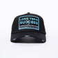 Long Term Success Black/Tiffany Blue Distressed Cap