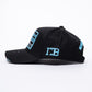 Long Term Success Black/Tiffany Blue Distressed Cap