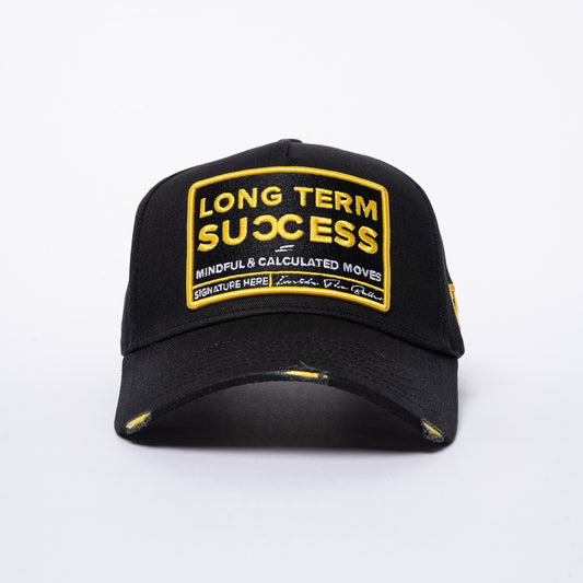 Long Term Success Black/Yellow Trucker Cap